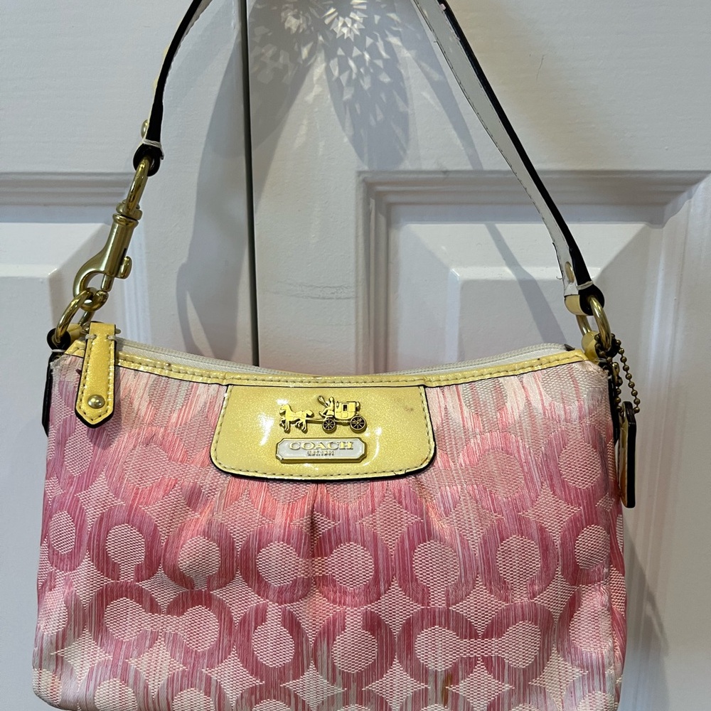 Coach Pink Shoulder Bag